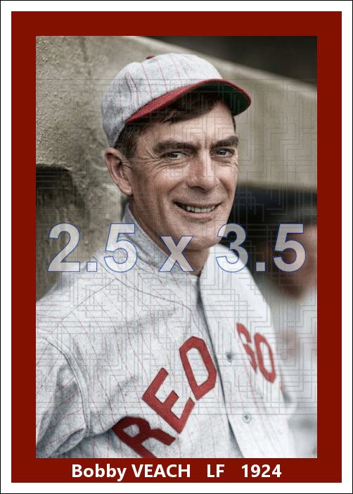 Bobby Veach - 1924 Boston Red Sox- choose a size & style