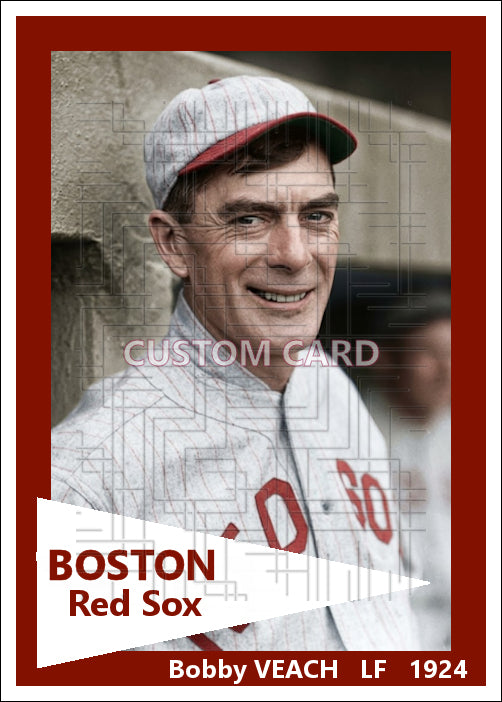 Bobby Veach - 1924 Boston Red Sox- choose a size & style