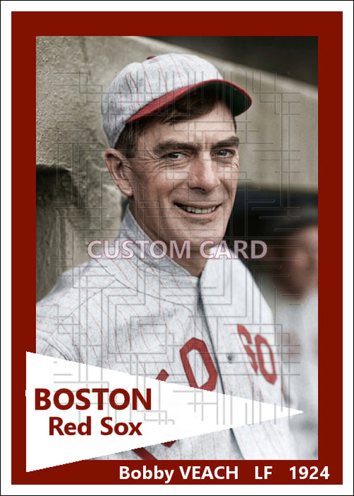 Bobby Veach - 1924 Boston Red Sox- choose a size & style