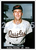 Bobby Young - 1954 Baltimore Orioles - choose a size & style
