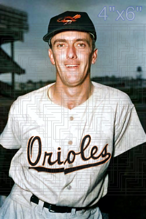 Bobby Young - 1954 Baltimore Orioles - choose a size & style