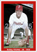 Bobby Young - 1958 Philadelphia Phillies - choose a size & style