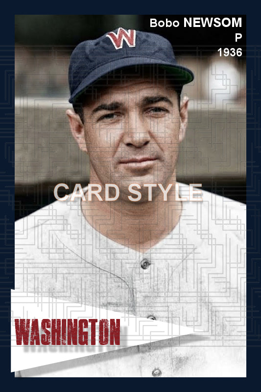Bobo Newsom - 1936 Washington Senators - choose a size & style
