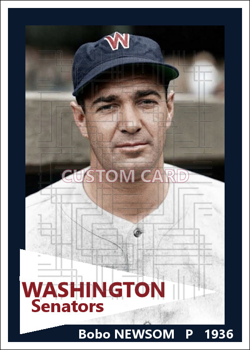 Bobo Newsom - 1936 Washington Senators - choose a size & style