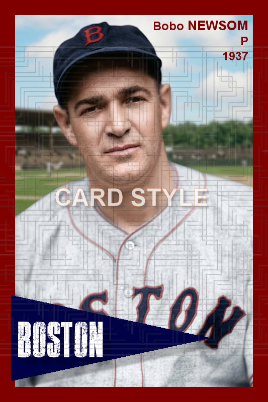 Bobo Newsom - 1937 Boston Red Sox - choose a size & style