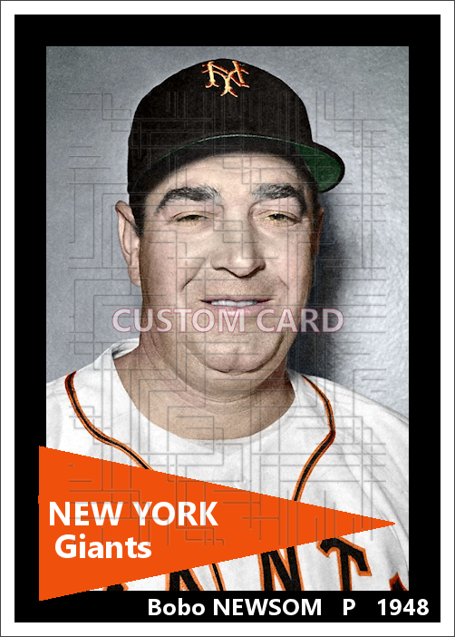 Bobo Newsom - 1948 New York Giants - choose a size & style