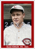 Boob Fowler - 1925 Cincinnati Reds - choose a size & style