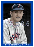 Boom-Boom Beck - 1933 Brooklyn Dodgers - choose a size & style