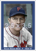 Boom-Boom Beck - 1939 Philadelphia Phillies - choose a size & style