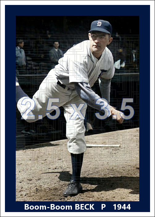 Boom-Boom Beck - 1944 Detroit Tigers - choose a size & style
