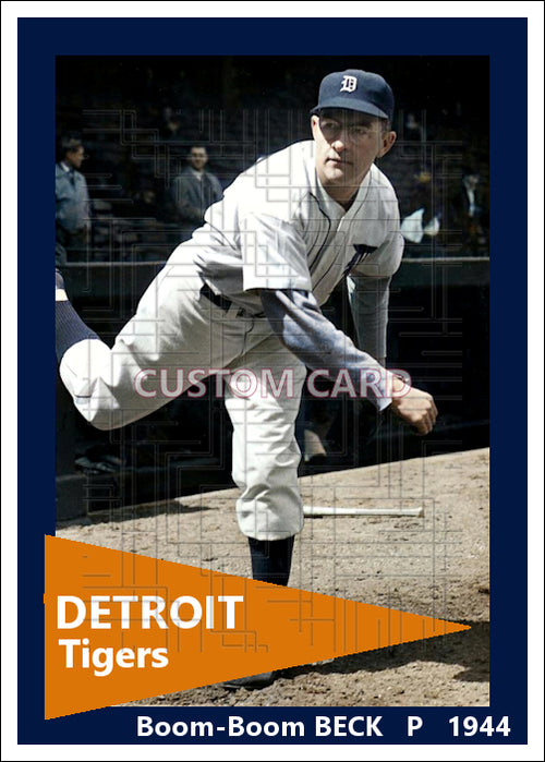 Boom-Boom Beck - 1944 Detroit Tigers - choose a size & style
