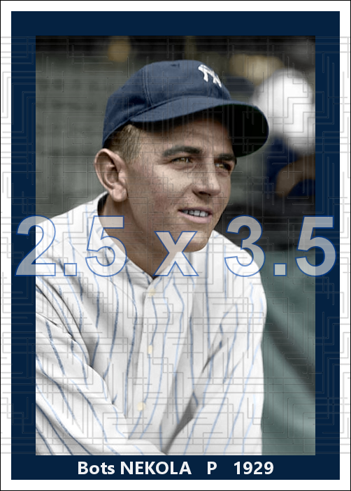 Bots Nekola - 1929 New York Yankees - choose a size & style
