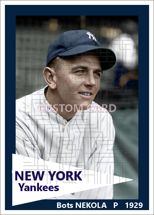 Bots Nekola - 1929 New York Yankees - choose a size & style