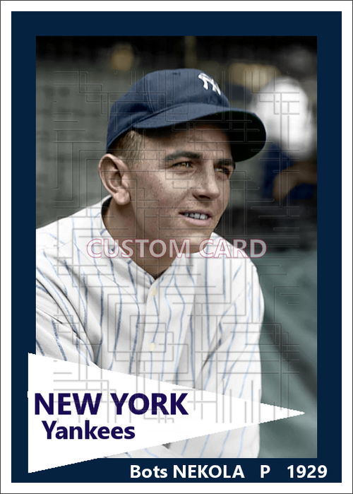 Bots Nekola - 1929 New York Yankees - choose a size & style