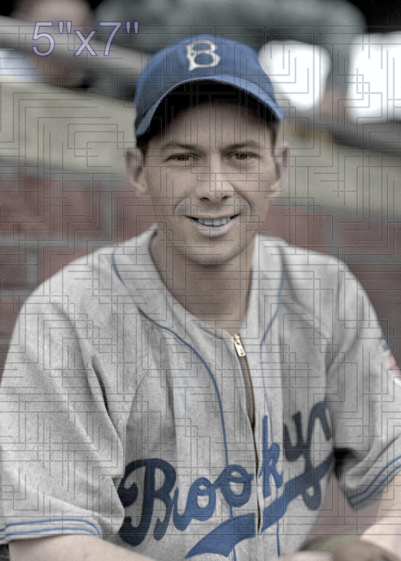 Boyd Bartley - 1943 Brooklyn Dodgers - choose a size & style