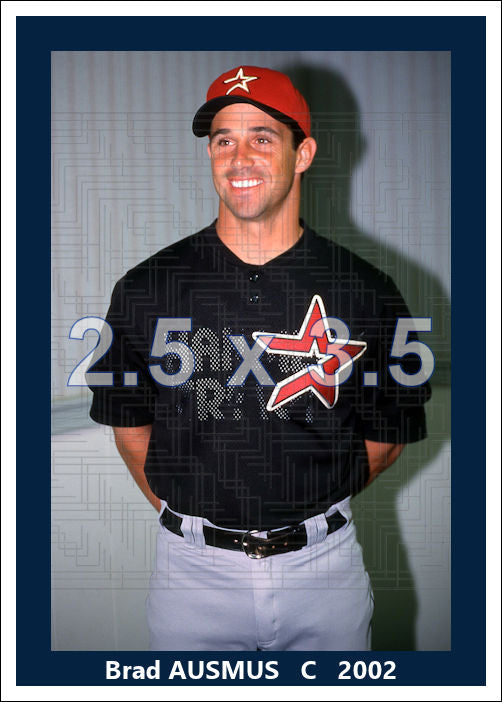 Brad Ausmus - 2002 Houston Astros - choose a size & style
