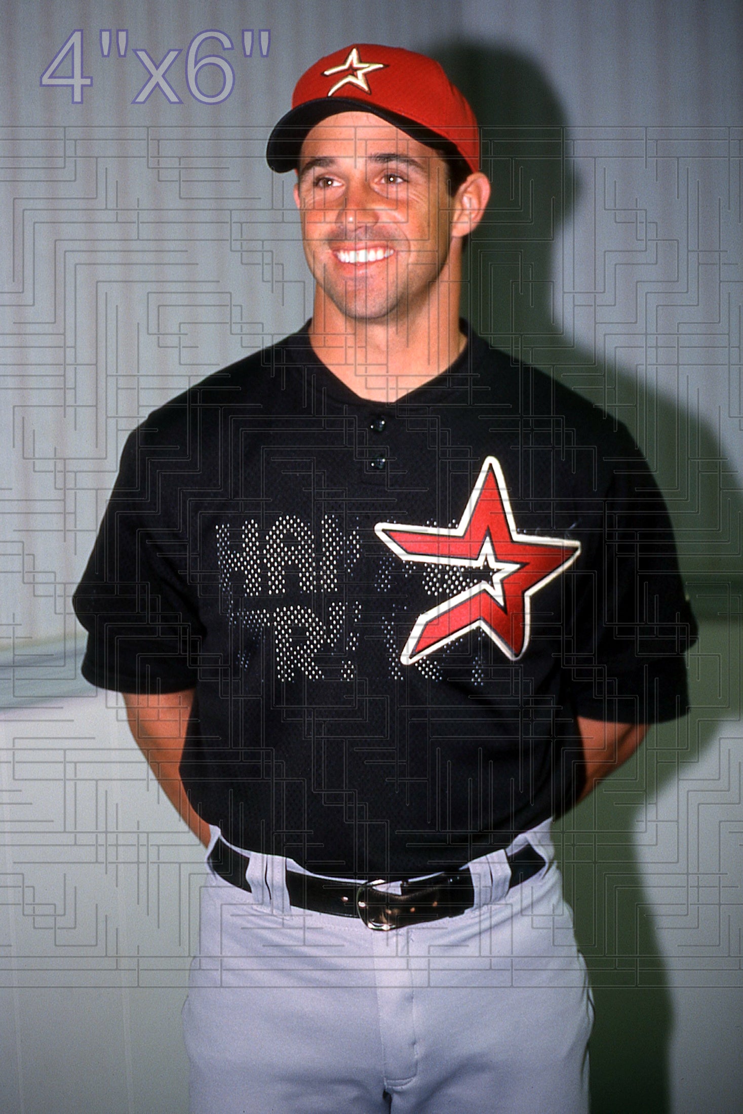 Brad Ausmus - 2002 Houston Astros - choose a size & style