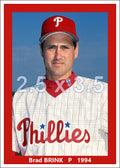 Brad Brink - 1994 Philadelphia Phillies - choose a size & style