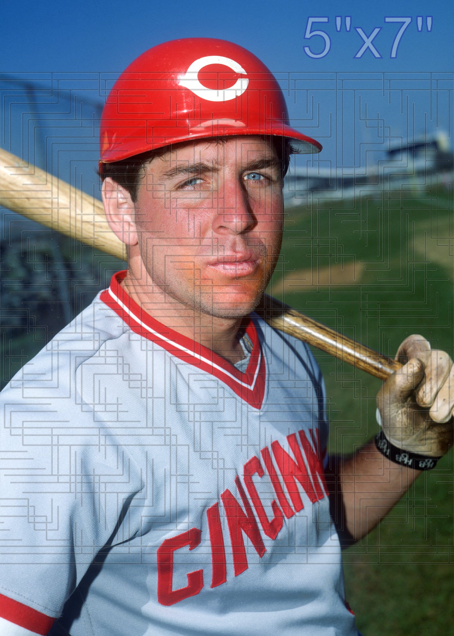 Brad Gulden - 1984 Cincinnati Reds - choose a size & style