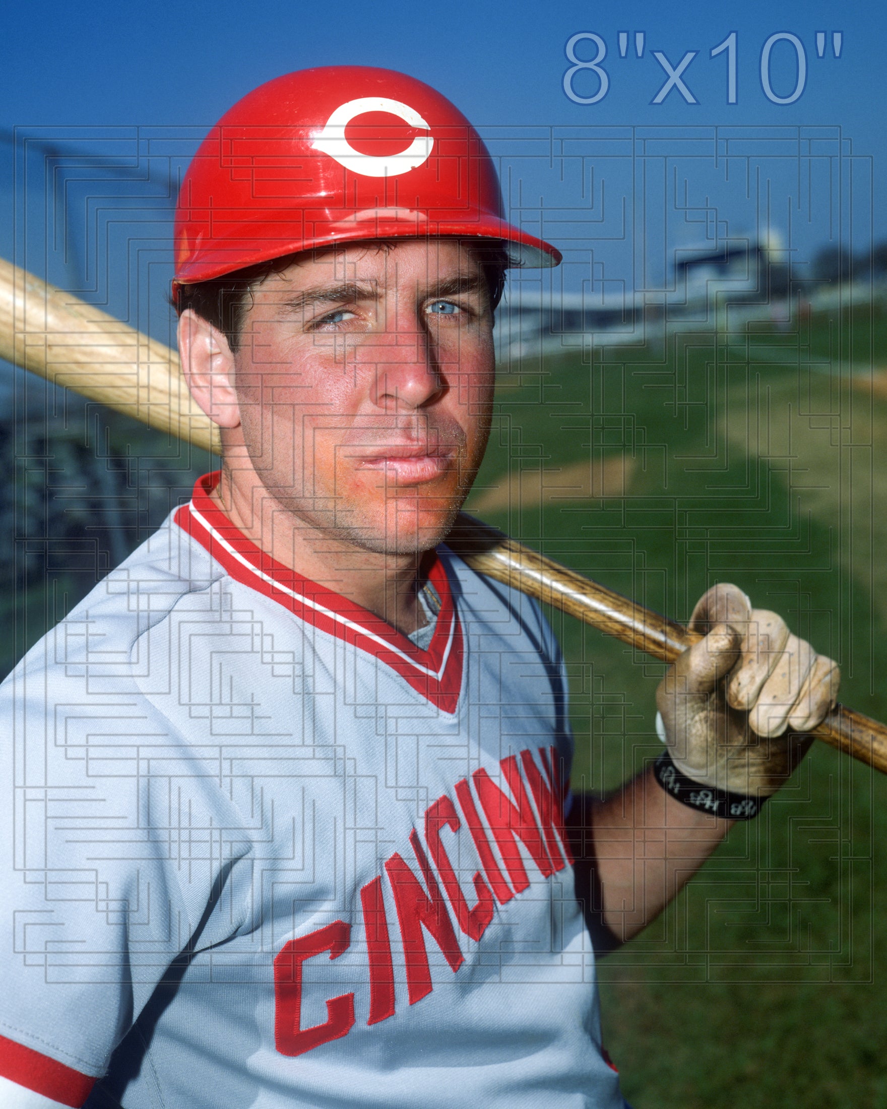 Brad Gulden - 1984 Cincinnati Reds - choose a size & style