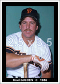 Brad Gulden - 1986 San Francisco Giants - choose a size & style