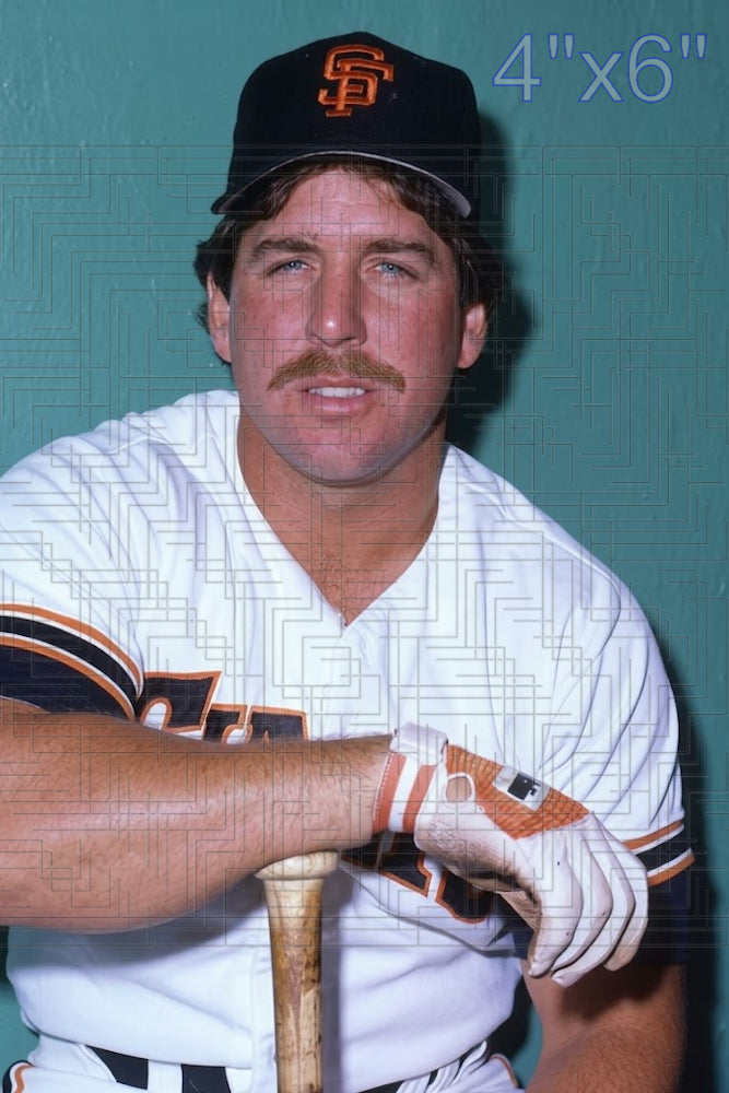Brad Gulden - 1986 San Francisco Giants - choose a size & style