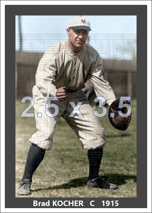 Brad Kocher - 1915 New York Giants - choose a size & style