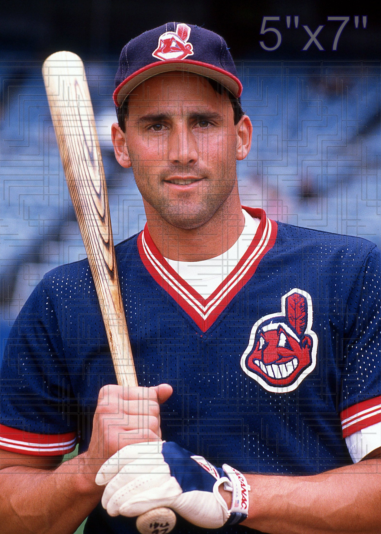 Brad Komminsk - 1989 Cleveland Indians - choose a size & style