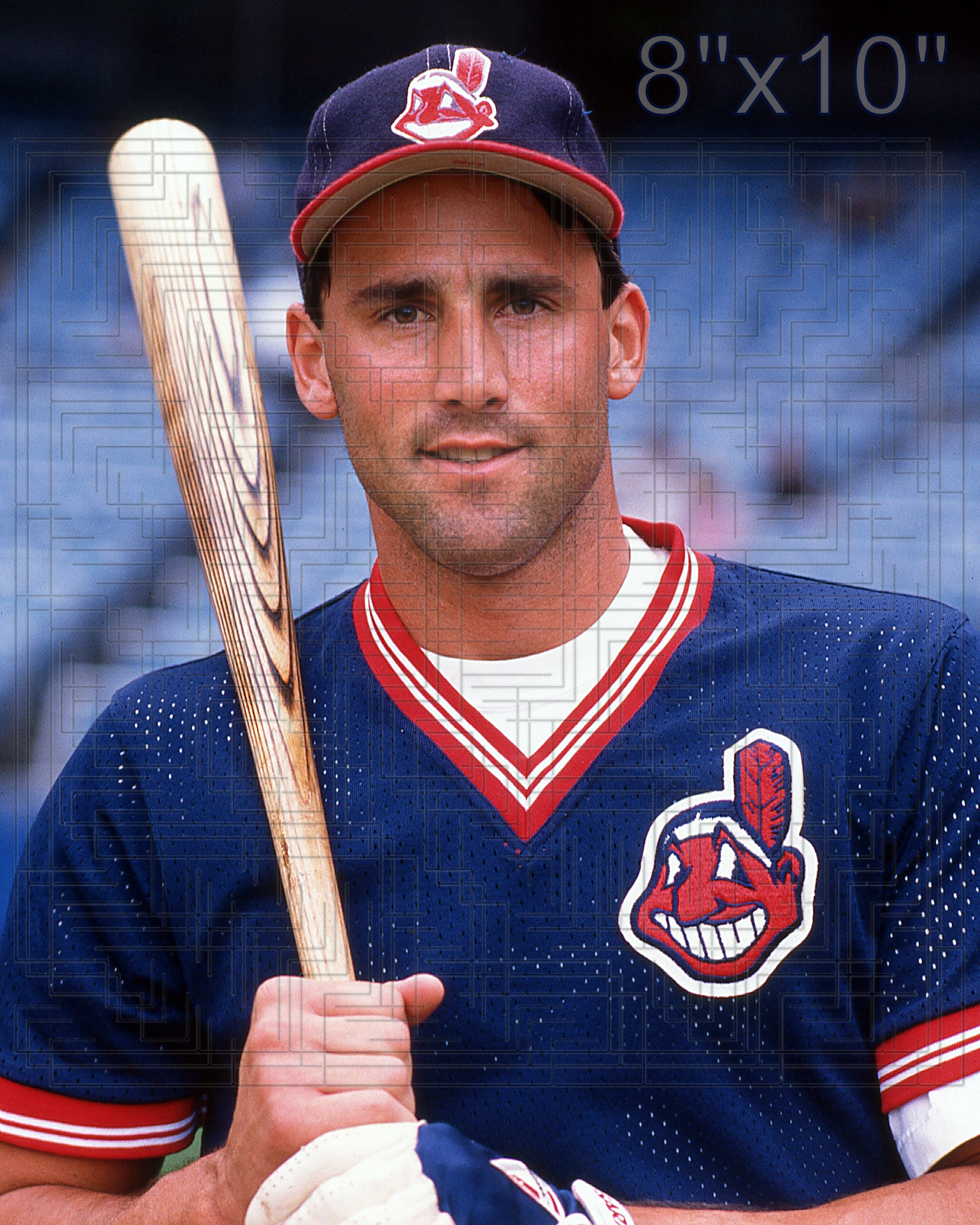 Brad Komminsk - 1989 Cleveland Indians - choose a size & style