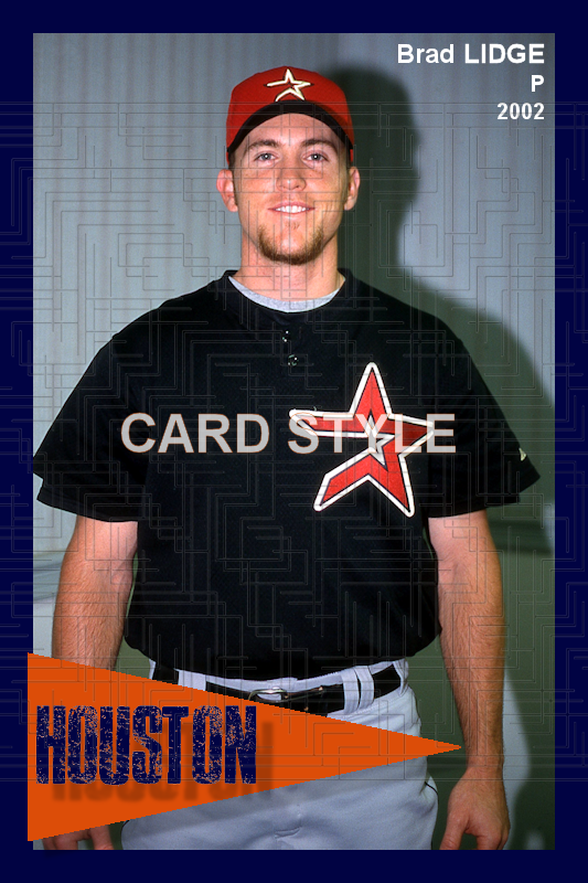 Brad Lidge - 2002 Houston Astros - choose a size & style