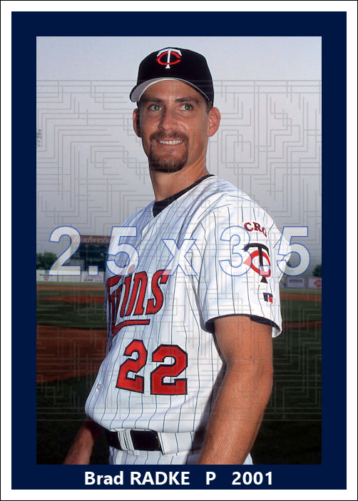 Brad Radke - 2001 Minnesota Twins - choose a size & style