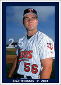 Brad Thomas - 2001 Minnesota Twins - choose a size & style
