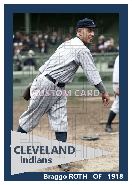 Braggo Roth - 1918 Cleveland Indians - choose a size & style