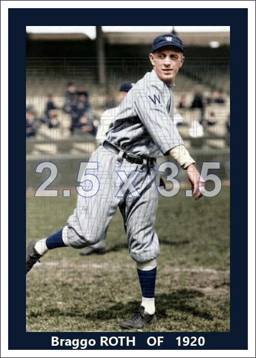 Braggo Roth - 1920 Washington Senators - choose a size & style