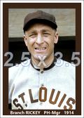 Branch Rickey - 1914 St. Louis Browns - choose a size & style