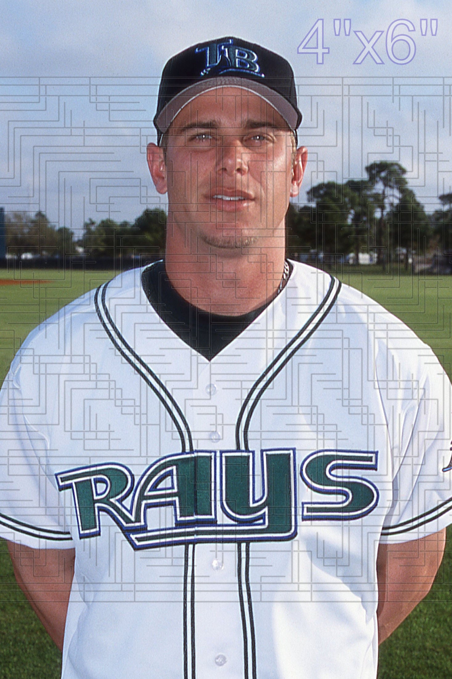 Brandon Backe - 2003 Tampa Bay Devil Rays - choose a size & style