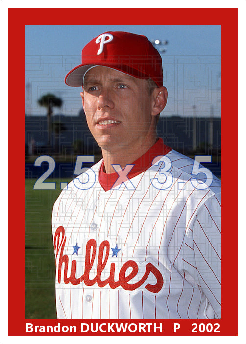 Brandon Duckworth - 2002 Philadelphia Phillies - choose a size & style