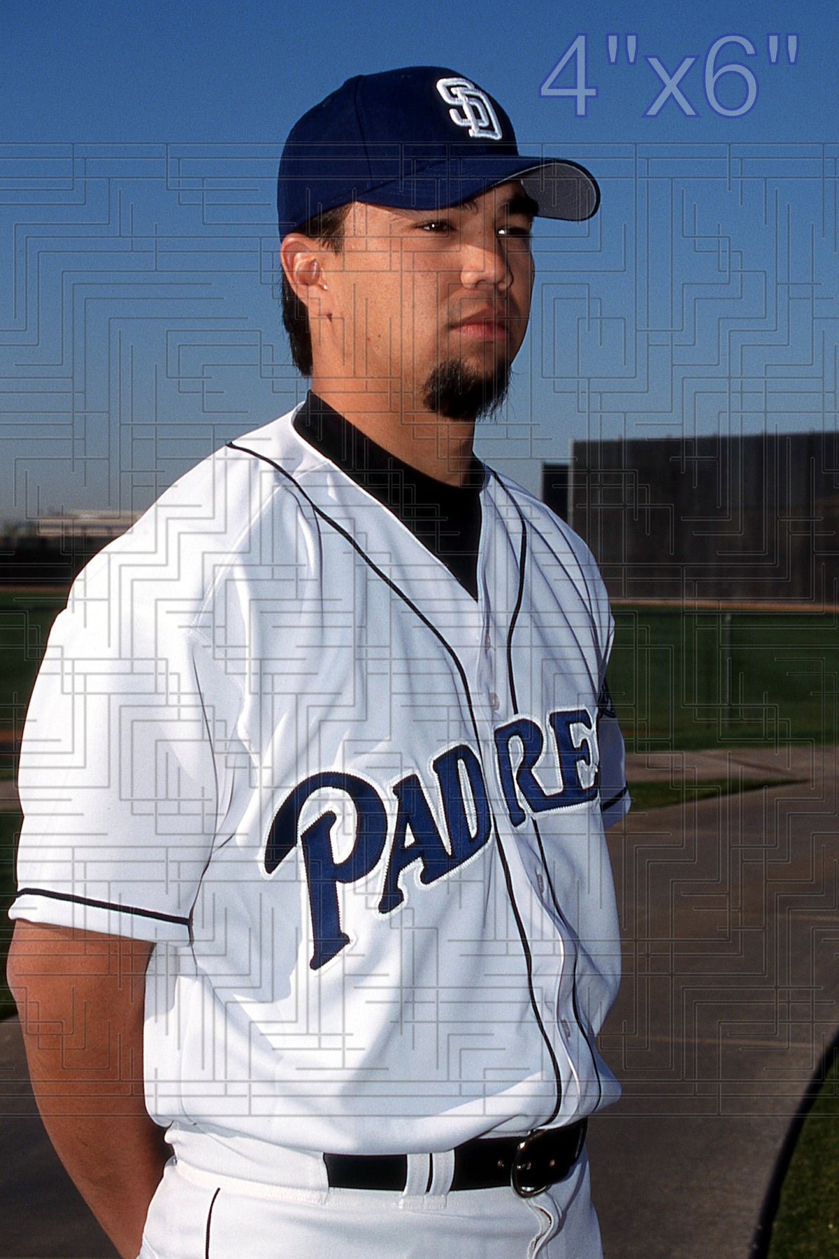 Brandon Villafuerte - 2002 San Diego Padres - choose a size & style