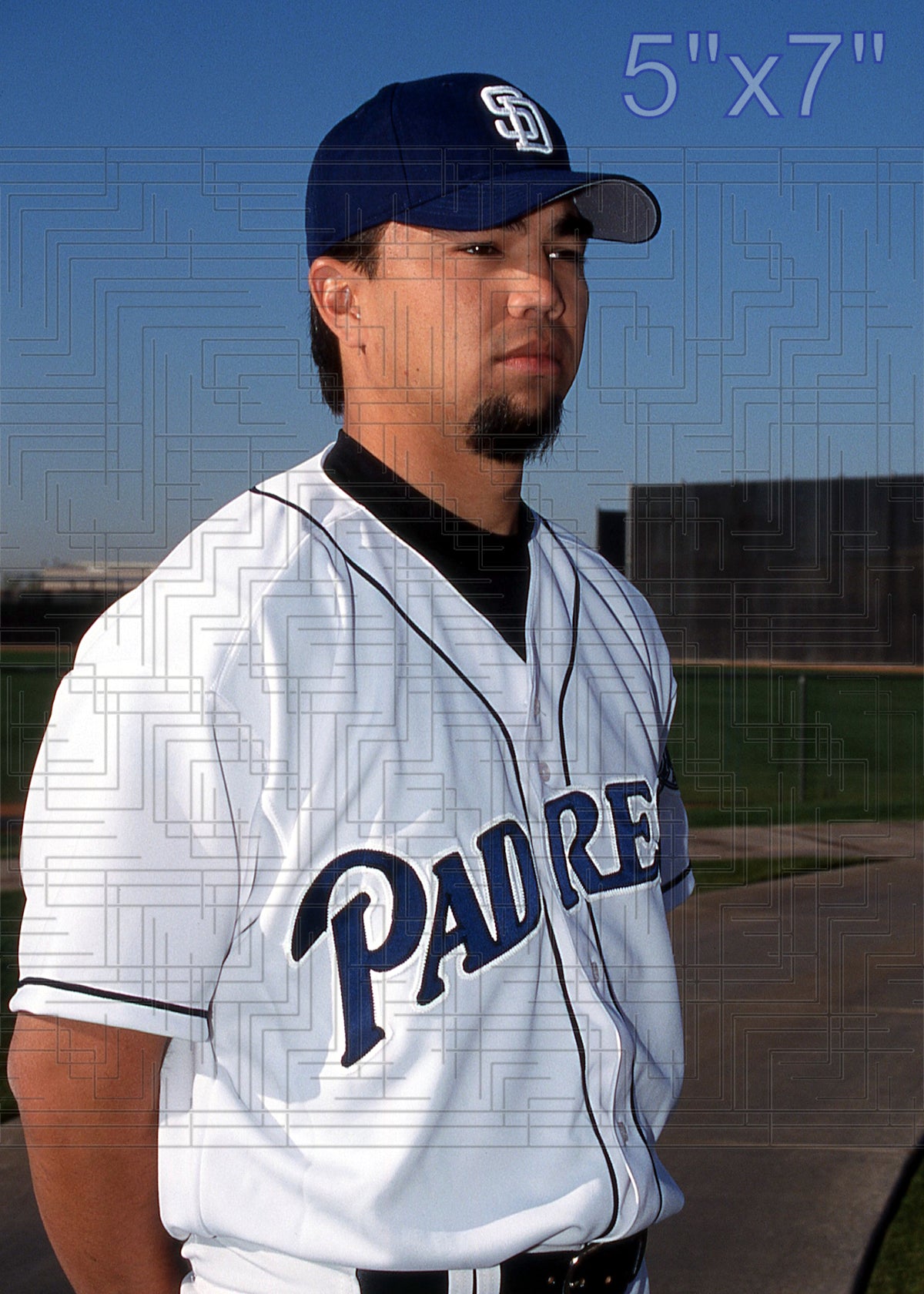 Brandon Villafuerte - 2002 San Diego Padres - choose a size & style