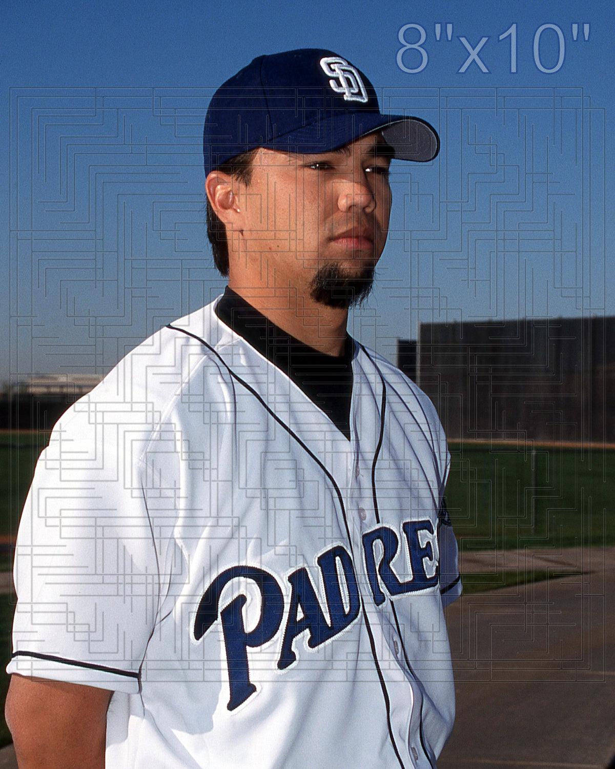 Brandon Villafuerte - 2002 San Diego Padres - choose a size & style