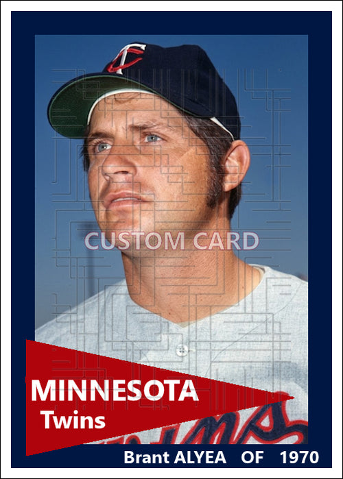 Brant Alyea - 1970 Minnesota Twins - choose a size & style