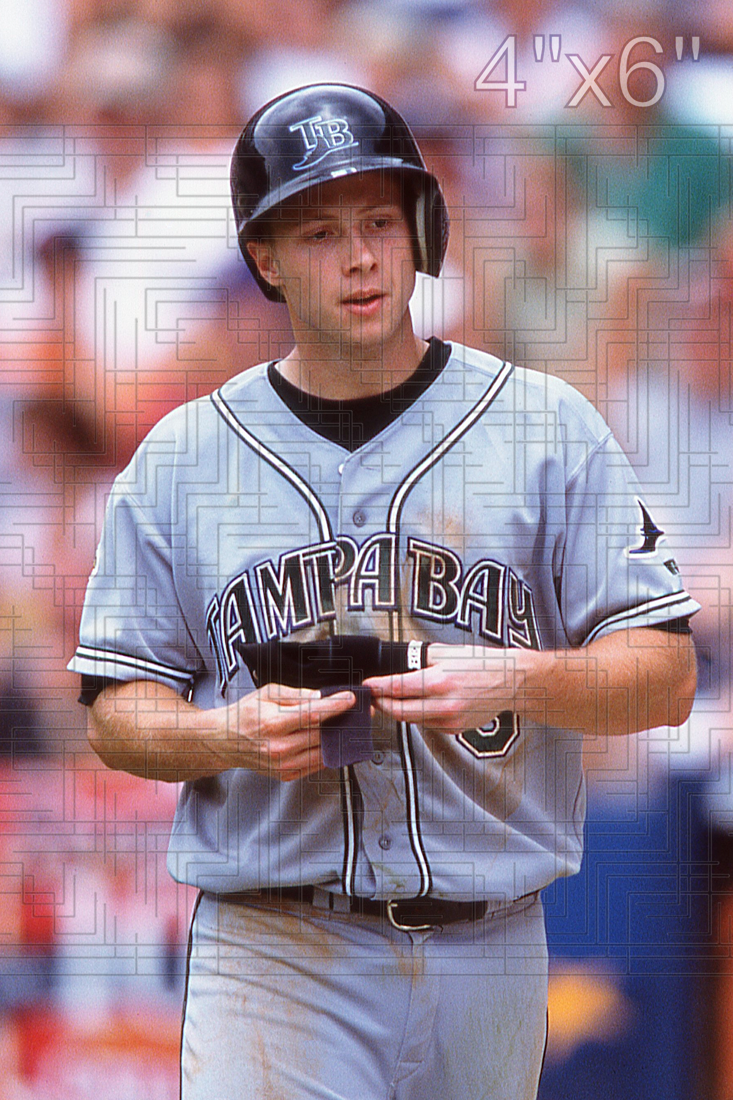 Brent Abernathy - 2001 Tampa Bay Devil Rays - choose a size & style