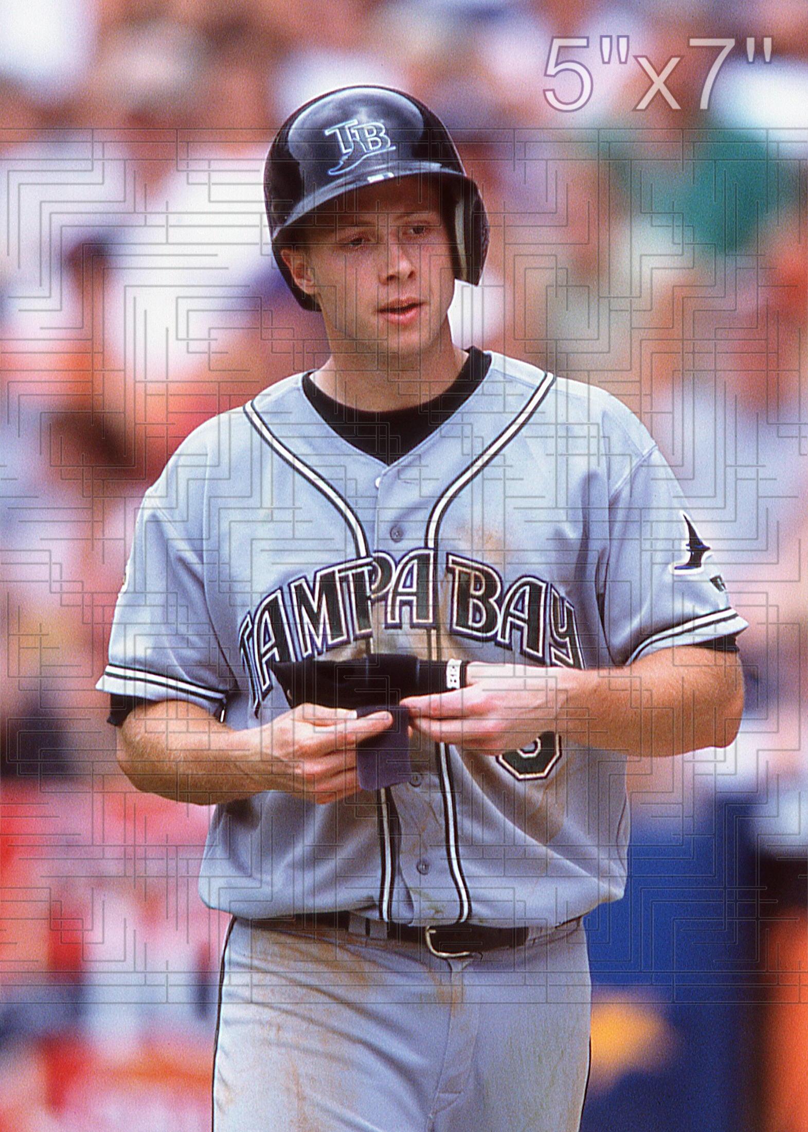 Brent Abernathy - 2001 Tampa Bay Devil Rays - choose a size & style