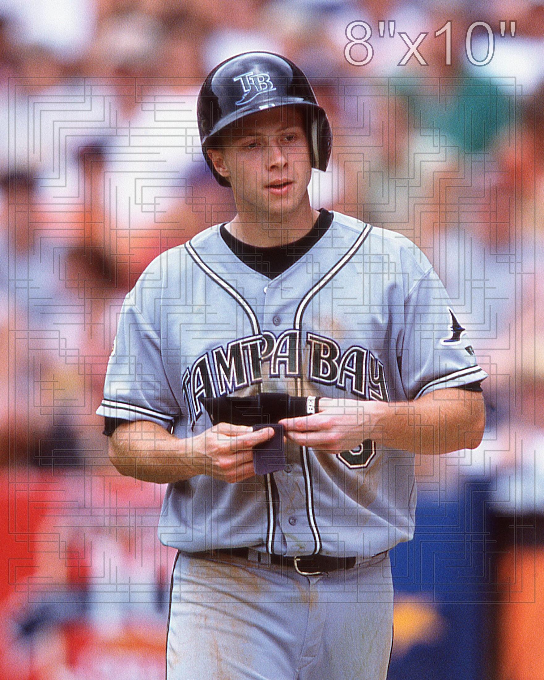 Brent Abernathy - 2001 Tampa Bay Devil Rays - choose a size & style