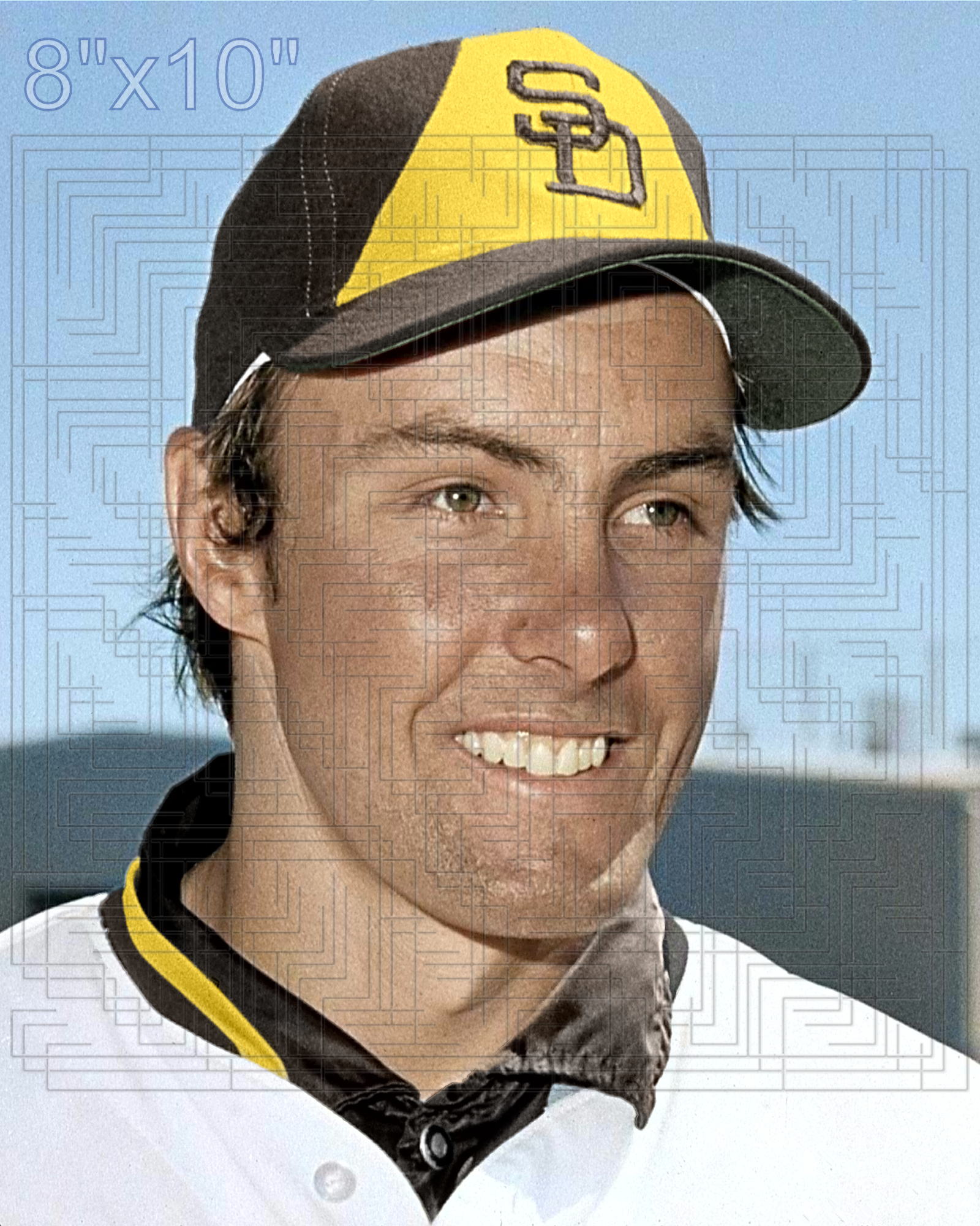 Brent Strom - 1975 San Diego Padres - choose a size & style