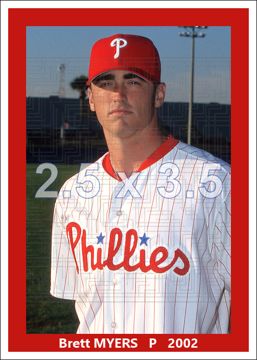 Brett Myers - 2002 Philadelphia Phillies - choose a size & style