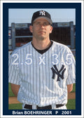 Brian Boehringer - 2001 New York Yankees - choose a size & style