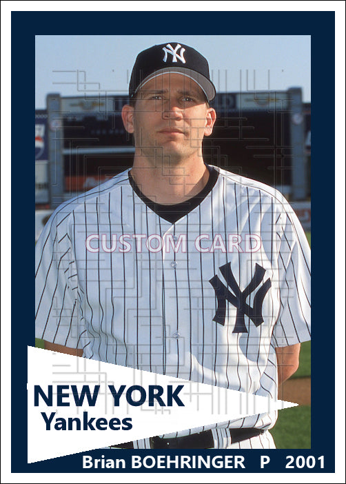 Brian Boehringer - 2001 New York Yankees - choose a size & style
