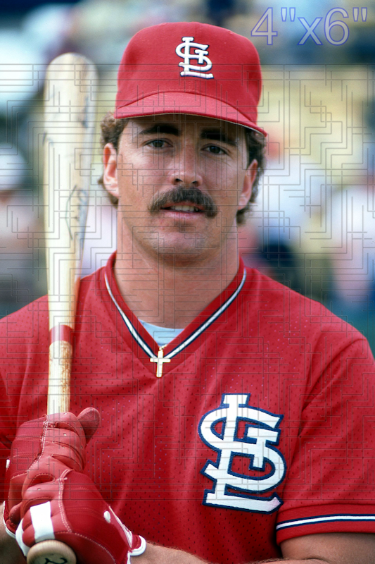 Brian Harper - 1985 St. Louis Cardinals - choose a size & style