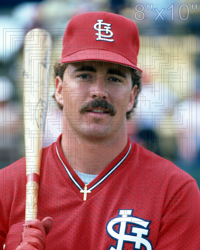 Brian Harper - 1985 St. Louis Cardinals - choose a size & style